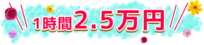 1時間2.5万円