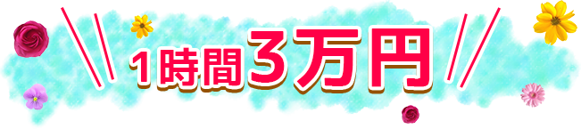1時間3万円